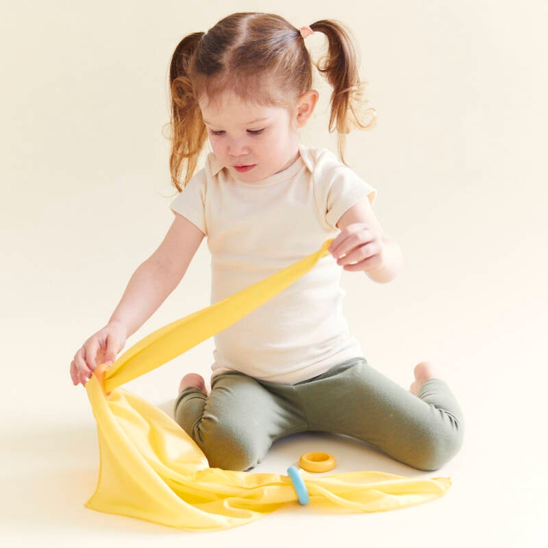 Sarah's Silks | Speelzijde | Mini | Geel