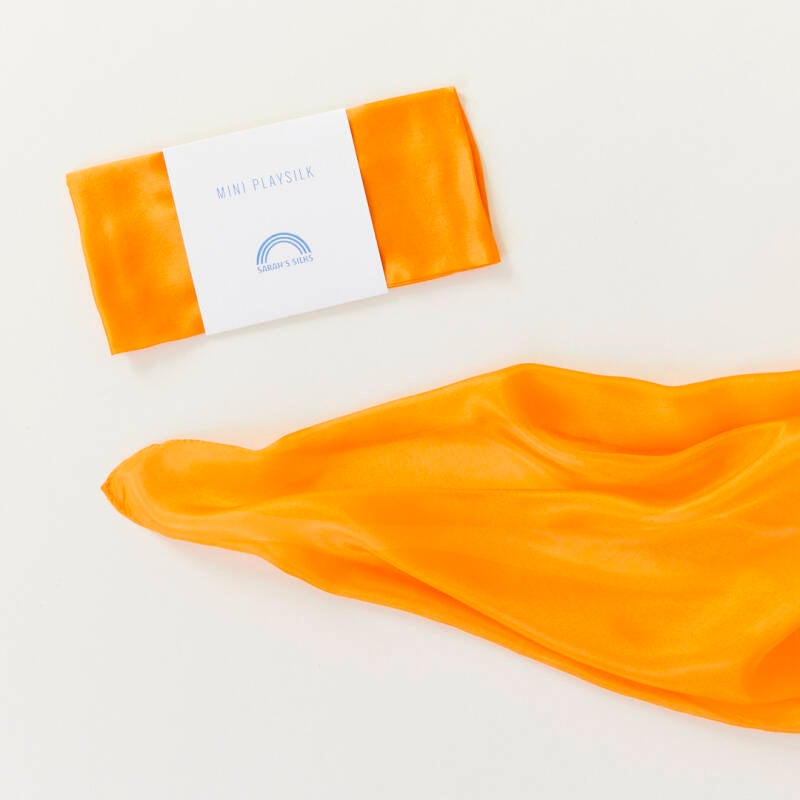Sarah's Silks | Speelzijde | Mini | Oranje
