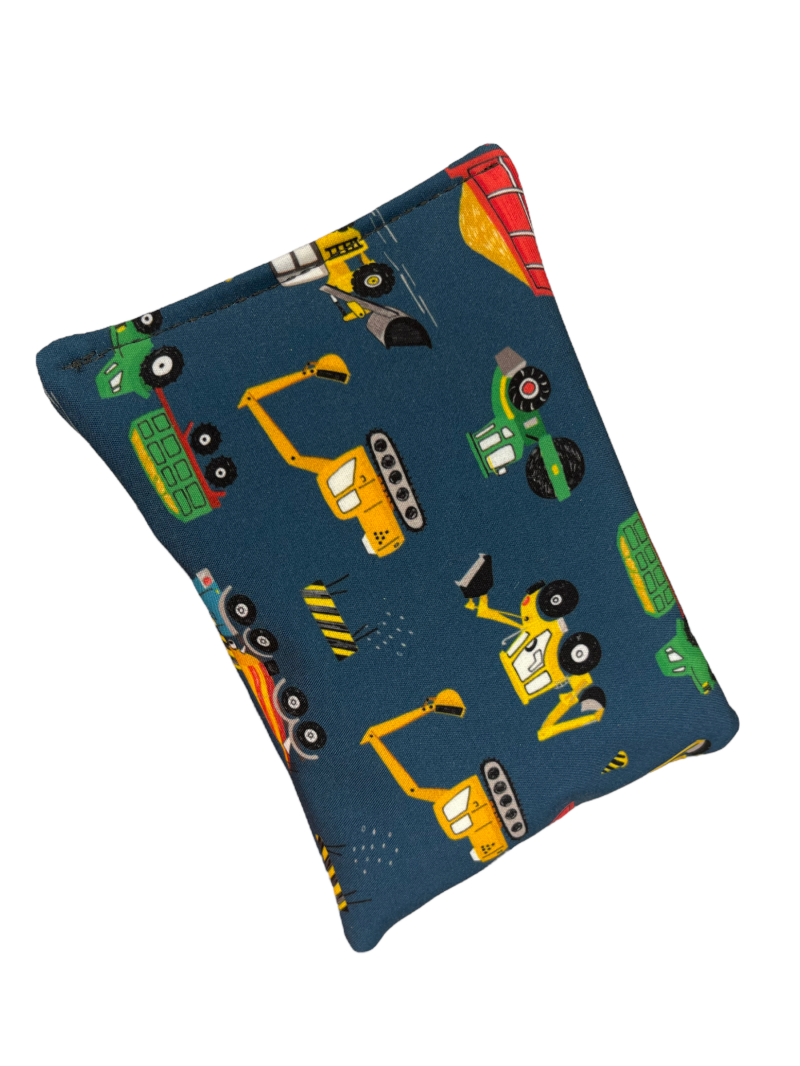 Naaisels van Siem | Sensorische Buitenspeelzakje | Bouwvoertuigen