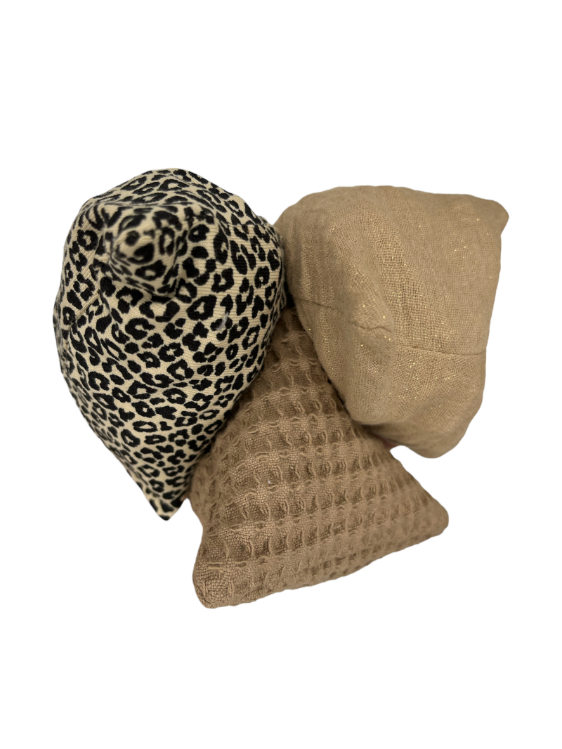 Naaisels van Siem | Sensorische Driehoekjes | Panter Beige