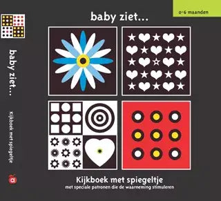 Uitgeverij Oogappel - Baby Ziet: Kijkboek met Spiegeltje