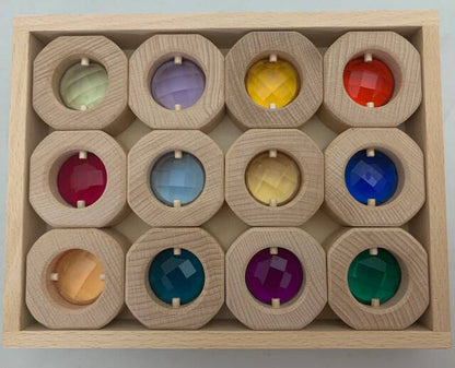 Papoose Toys | Raamschijven | Goethe | 12 stuks