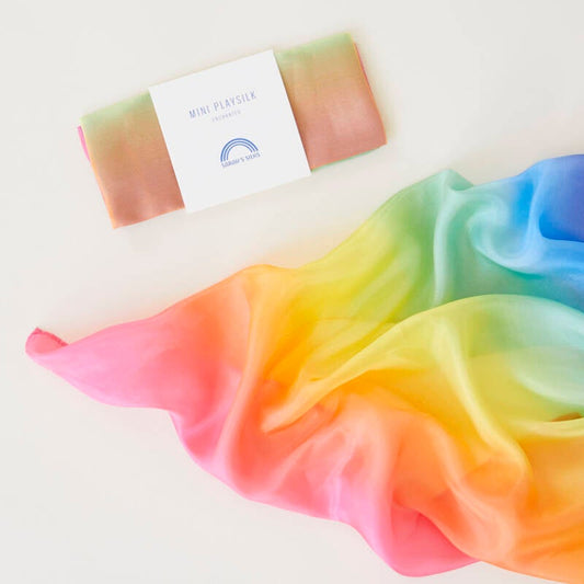 Sarah's Silks | Speelzijde | Mini | Enchanted | Regenboog