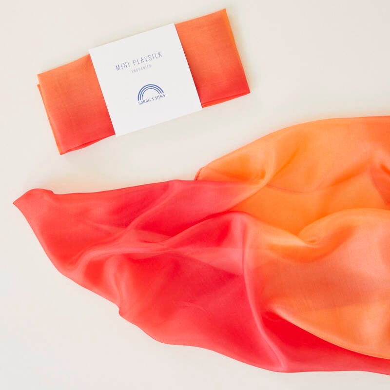 Sarah's Silks | Speelzijde | Mini | Enchanted | Vuur
