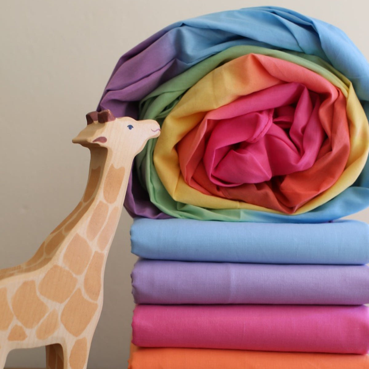 Sarah's Silks | Speelzijde | Katoen XL | Regenboog