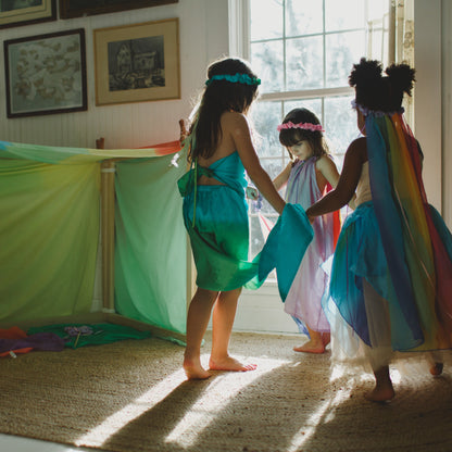 Sarah's Silks | Speelzijde | Katoen XL | Regenboog