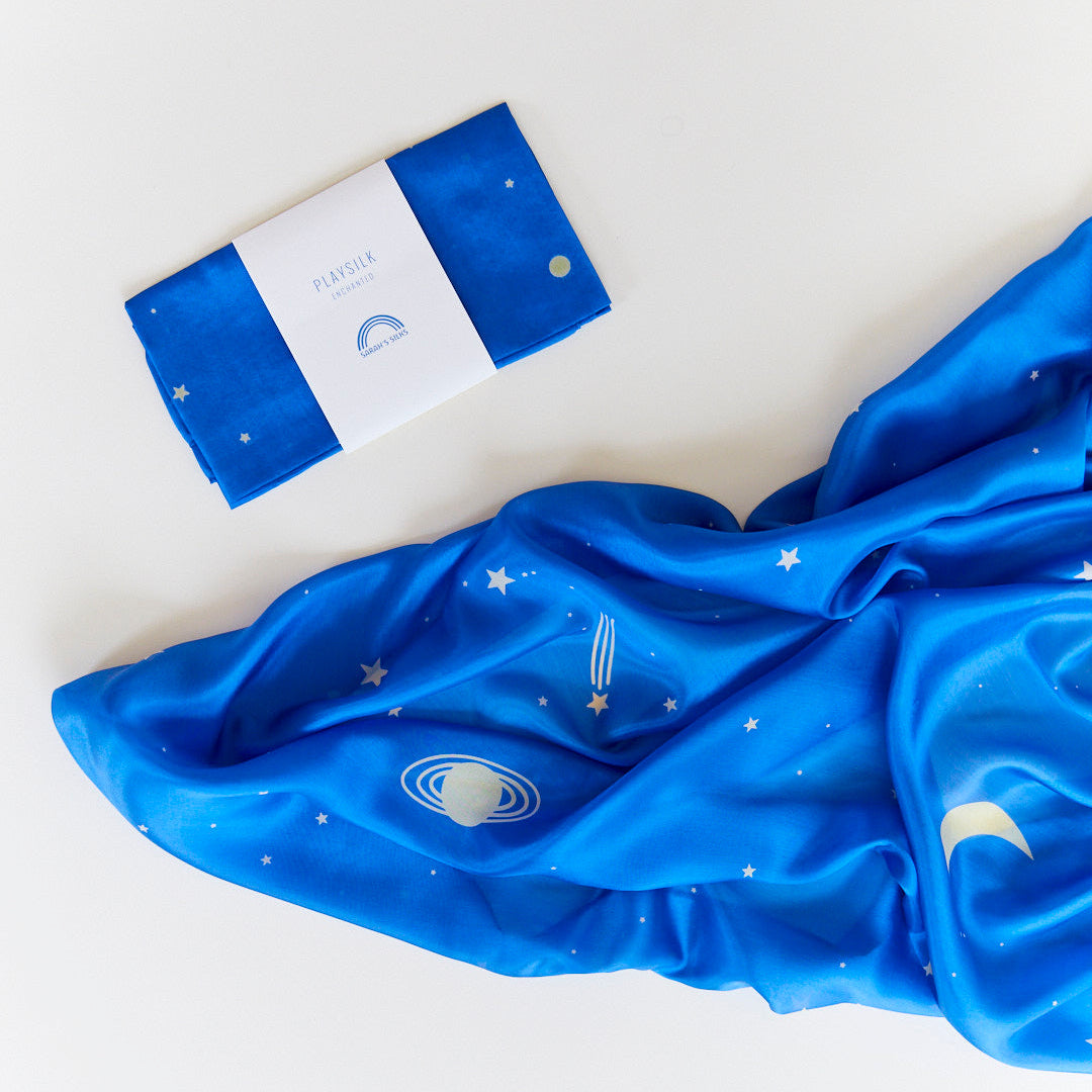 Sarah's Silks | Speelzijde | Medium | Enchanted | Sterrennacht
