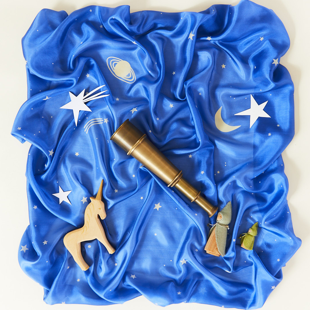 Sarah's Silks | Speelzijde | Medium | Enchanted | Sterrennacht