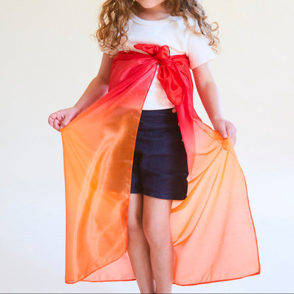 Sarah's Silks | Speelzijde | Medium | Enchanted | Vuur