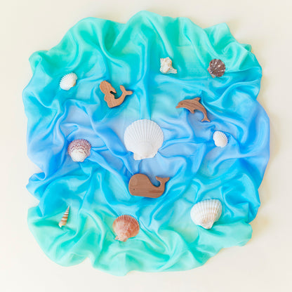 Sarah's Silks | Speelzijde | Medium | Enchanted | Zee