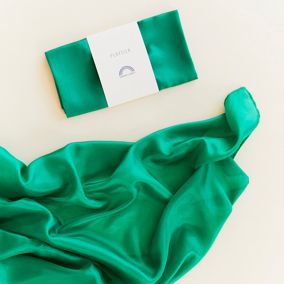 Sarah's Silks | Speelzijde | Medium | Groen