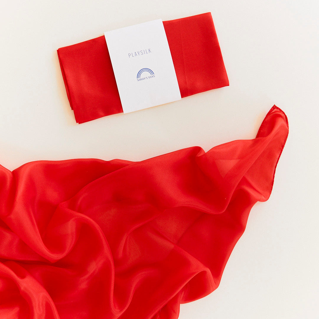 Sarah's Silks | Speelzijde | Medium | Rood