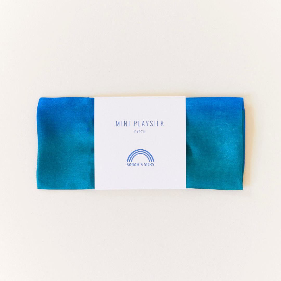 Sarah's Silks | Speelzijde | Mini | Earth | Oceaan