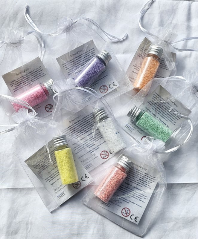 Sensoryfun | Flurry | Wit met Glitters