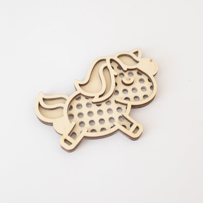 Studio de Rijk | Houten Zeefje | Eenhoorn