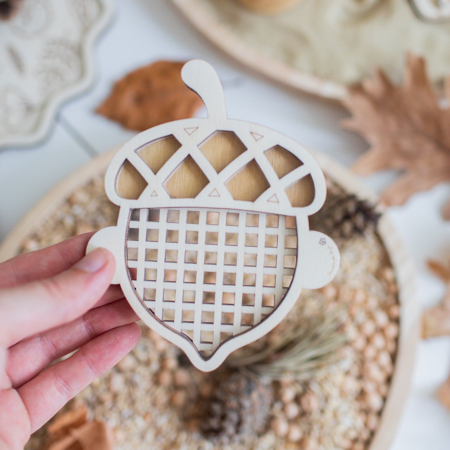 Studio de Rijk | Houten Zeefje | Eikeltje