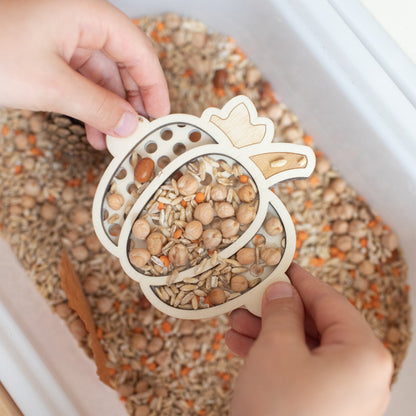 Studio de Rijk | Houten Zeefje | Pompoen