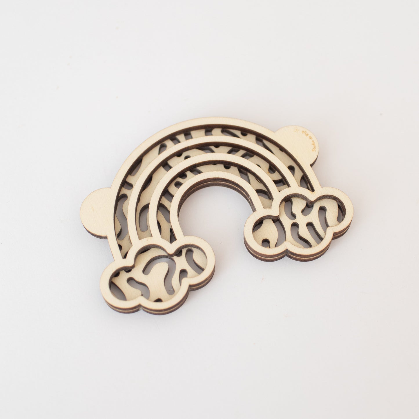 Studio de Rijk | Houten Zeefje | Regenboog