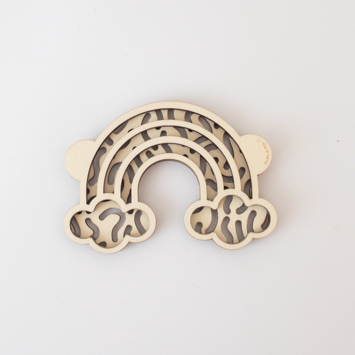 Studio de Rijk | Houten Zeefje | Regenboog