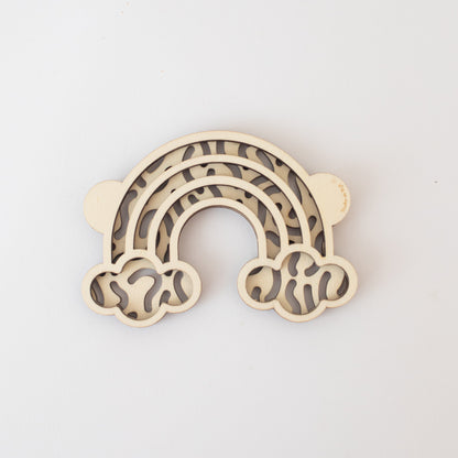 Studio de Rijk | Houten Zeefje | Regenboog