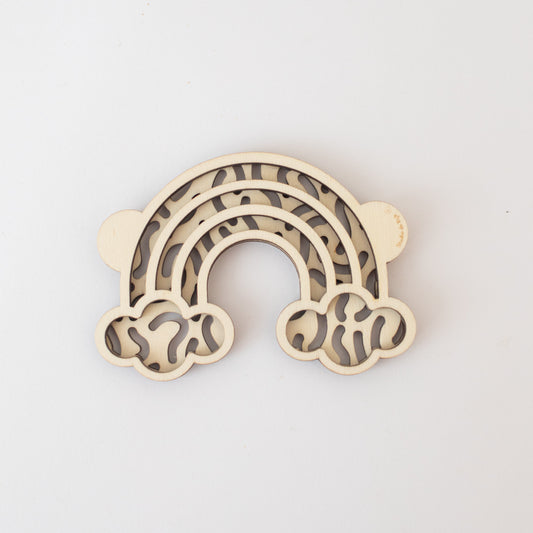 Studio de Rijk | Houten Zeefje | Regenboog