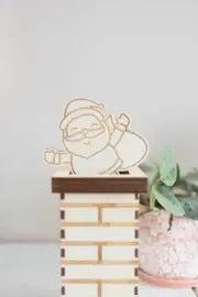 Studio de Rijk | Bouwpakket Schoorsteen | Kerstman (los)