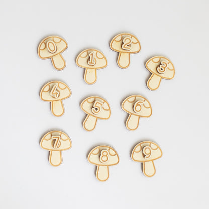 Studio de Rijk | Telfiguren | Paddestoelen met Cijfers 0-9