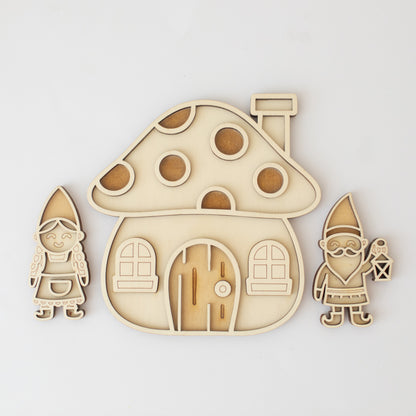 Studio de Rijk | Vulvorm | Kabouterhuisje met Kabouters