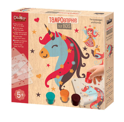 Créa Lign' |  Tamponneren op Hout | Betoverende Karakters