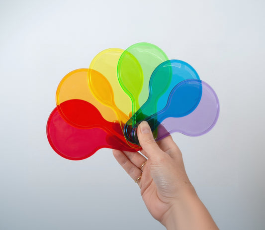 TickiT | Doorschijnende kleur peddels