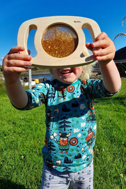 Ontdekkingsframe – Glitter goud | TickiT