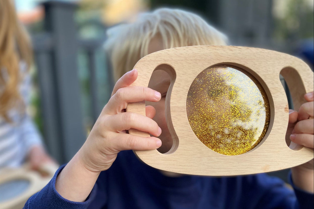 Ontdekkingsframe – Glitter goud | TickiT