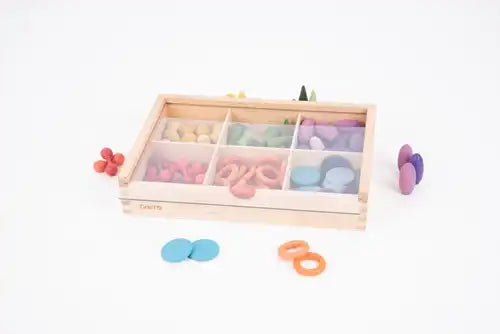 TickiT | Houten Schatten | Sorteerset