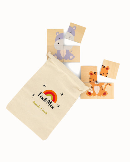 Magnetische Speelset - Puzzel Dieren | Tix&Mix