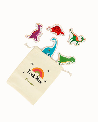 Magnetische Speelset - Dino's | Tix&Mix