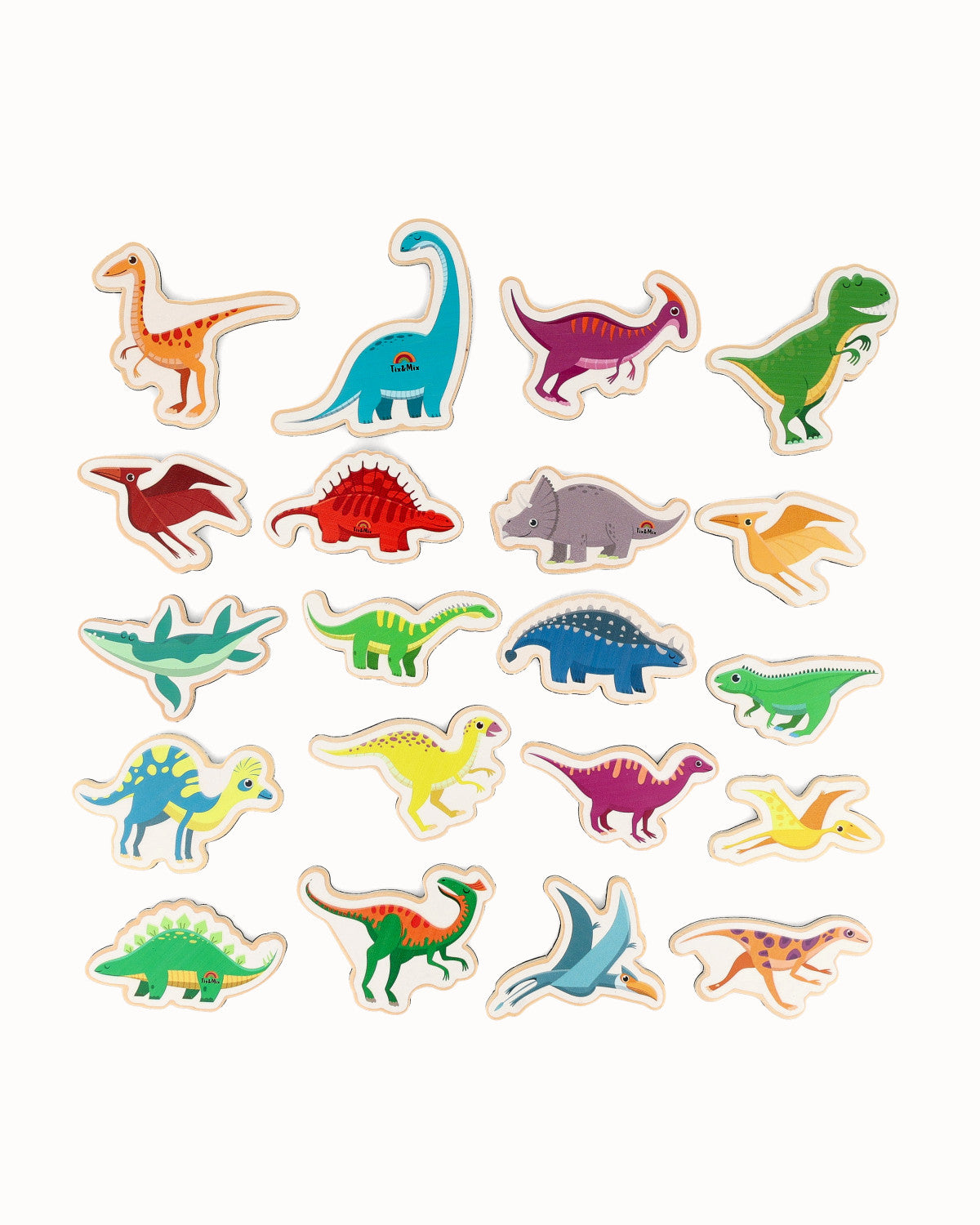 Magnetische Speelset - Dino's | Tix&Mix