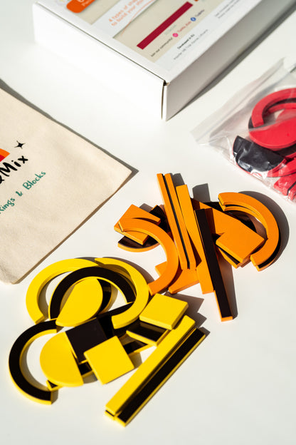 Magnetische Speelset - Ringen En Blokken | Tix&Mix