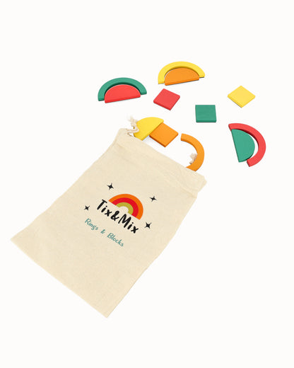 Magnetische Speelset - Ringen En Blokken | Tix&Mix