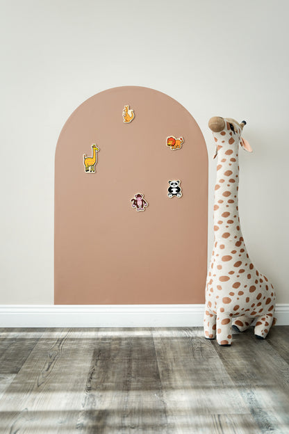 Herbruikbaar magneetbord (muursticker) – Brown Sugar | Tix&Mix