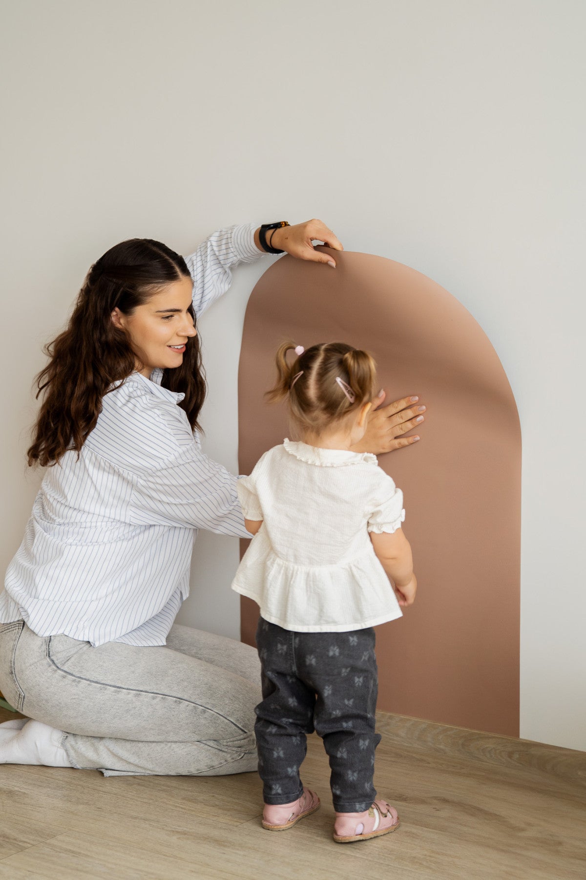 Herbruikbaar magneetbord (muursticker) – Brown Sugar | Tix&Mix