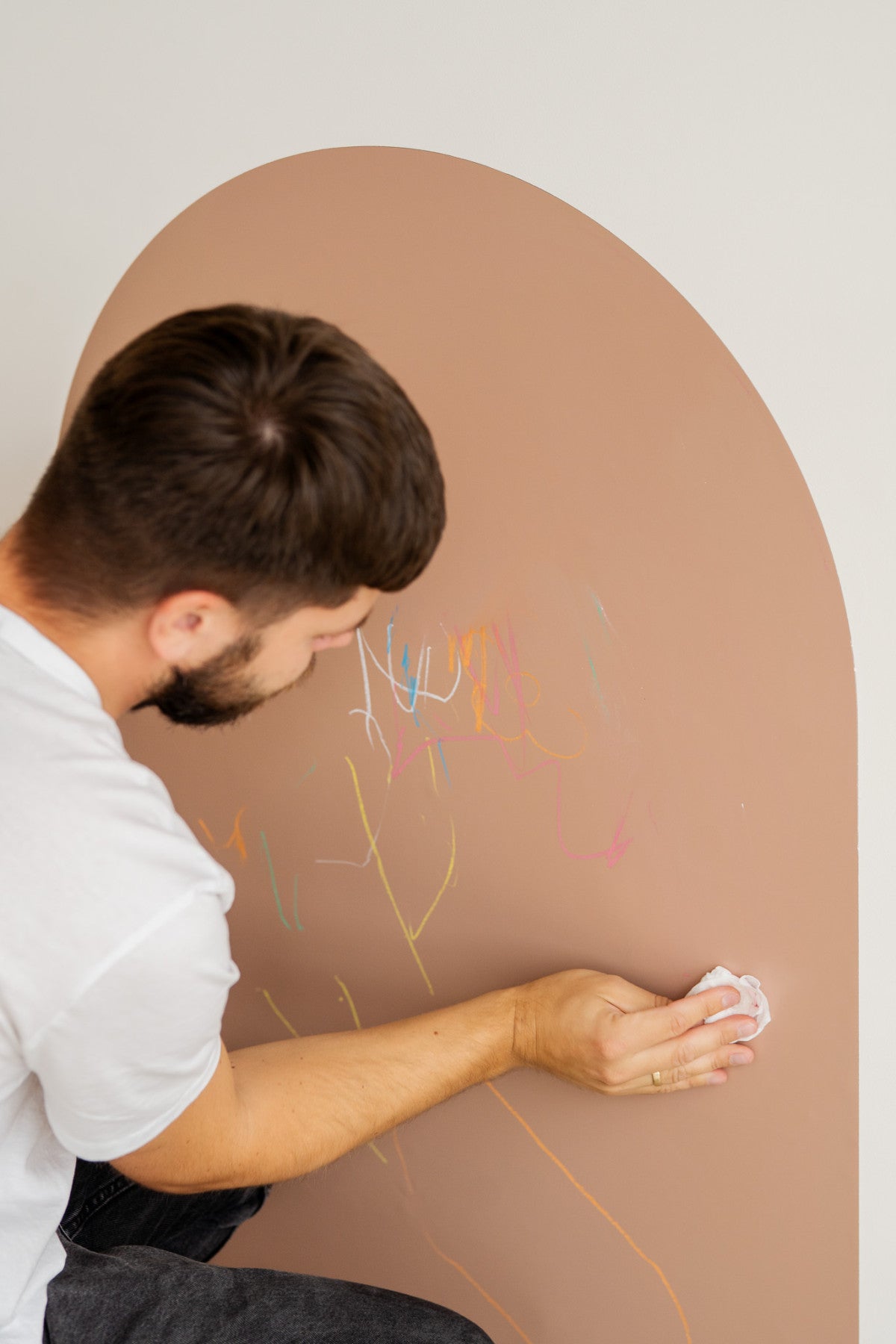 Herbruikbaar magneetbord (muursticker) – Brown Sugar | Tix&Mix