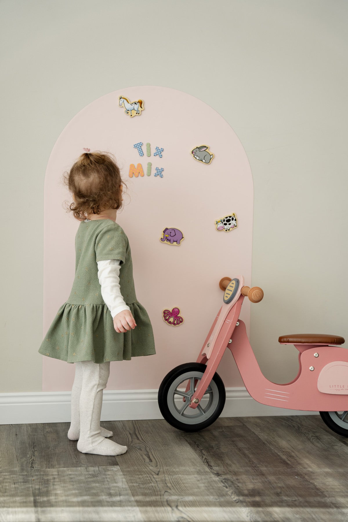 Herbruikbaar magneetbord (muursticker) – Pink Sweetness | Tix&Mix