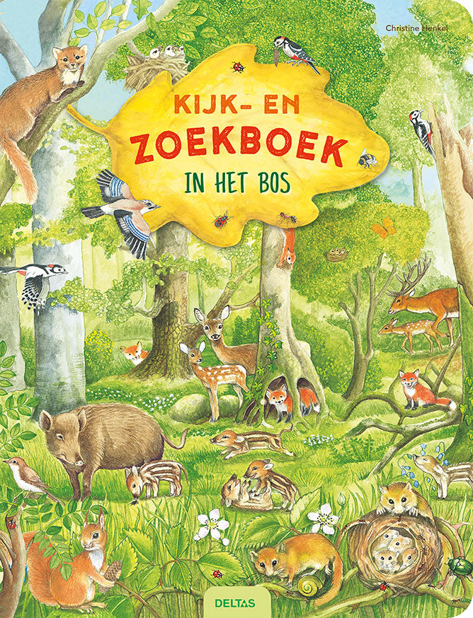 Uitgeverij Deltas | Kijk- en Zoekboek | In Het Bos