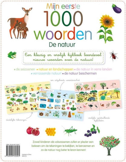 Uitgeverij Deltas | Mijn Eerste 1000 Woorden | De Natuur