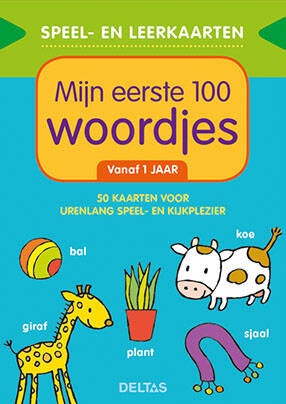 Uitgeverij Deltas | Speel- en Leerkaarten | Mijn Eerste 100 Woorden