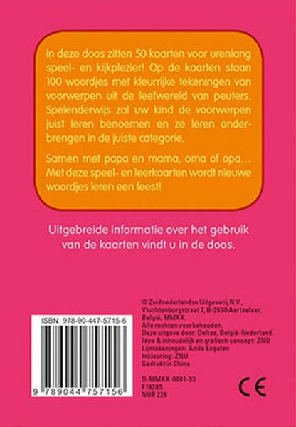 Uitgeverij Deltas | Speel- en Leerkaarten | Mijn Eerste 100 Woorden