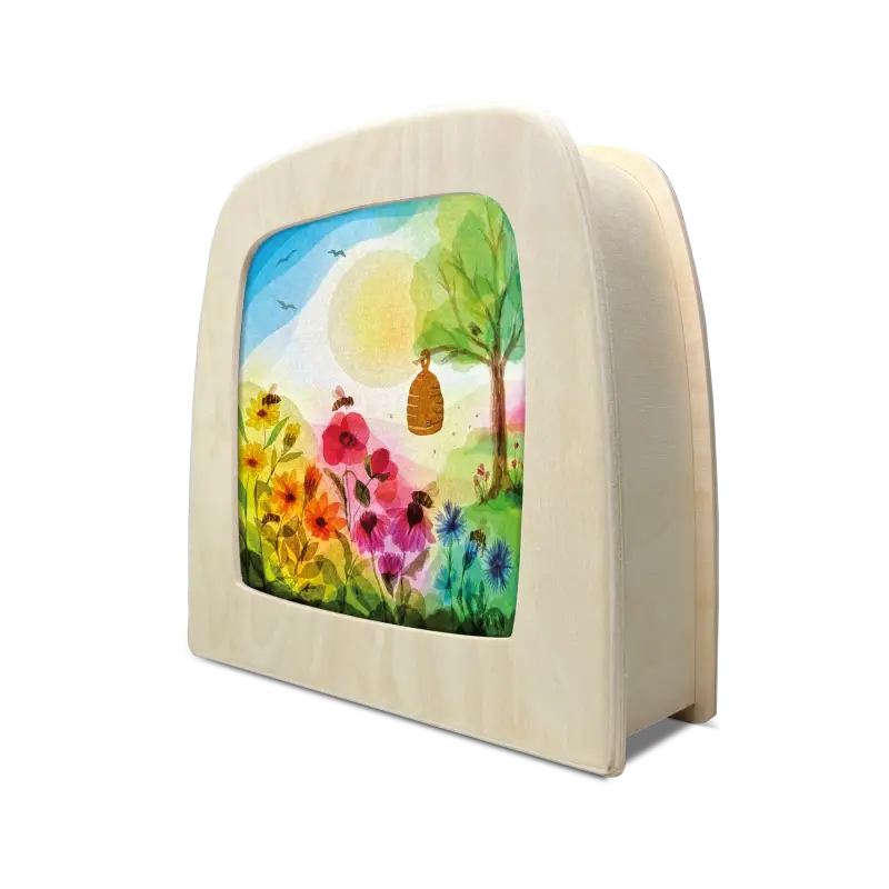 Vogel Geluk | Seizoensplaat | Honingbijen