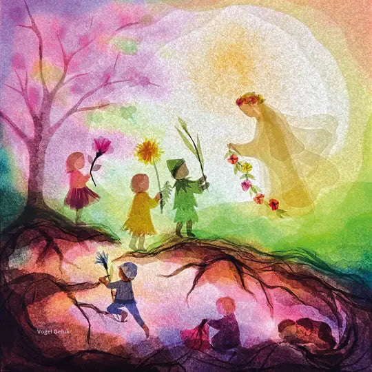 Vogel Geluk | Seizoensplaat | De Fee van de Lente