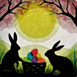 Vogel Geluk | Seizoensplaat | Konijnen Schatten